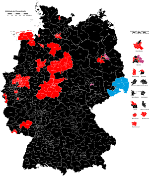 Bundestagswahl 2017 Erststimmenergebnisse.svg