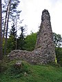 Deutsch: Ruine der Burg Alt-Urach in Lenzkirch