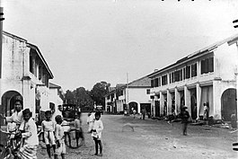 Hoofdstraat van Kota Kuala Simpang, periode 1900-1940