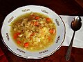 Kapuśniak or kapustnica, tradional sauerkraut soup in Poland, Slovakia and Ukraine