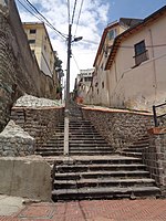 Calle Mideros, Quito, lots of steps and steps.jpg