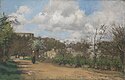 Vue sur l'aqueduc à Louveciennes, printemps