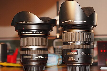 Tập_tin:Canon_EF-S_10-22mm_F3.5-4.5_USM_(left)_-_Canon_EF_28-135mm_F3.5-5.6_IS_USM_(right).jpg