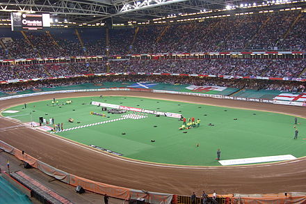 The Millennium Stadium, venue of the British Grand Prix