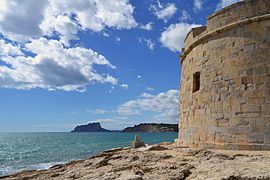 Castell de Moraira i penyal d'Ifac.JPG