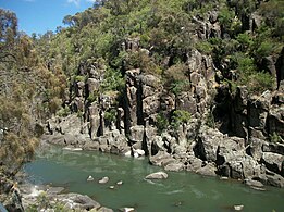 Garganta de cataratas, Launceston