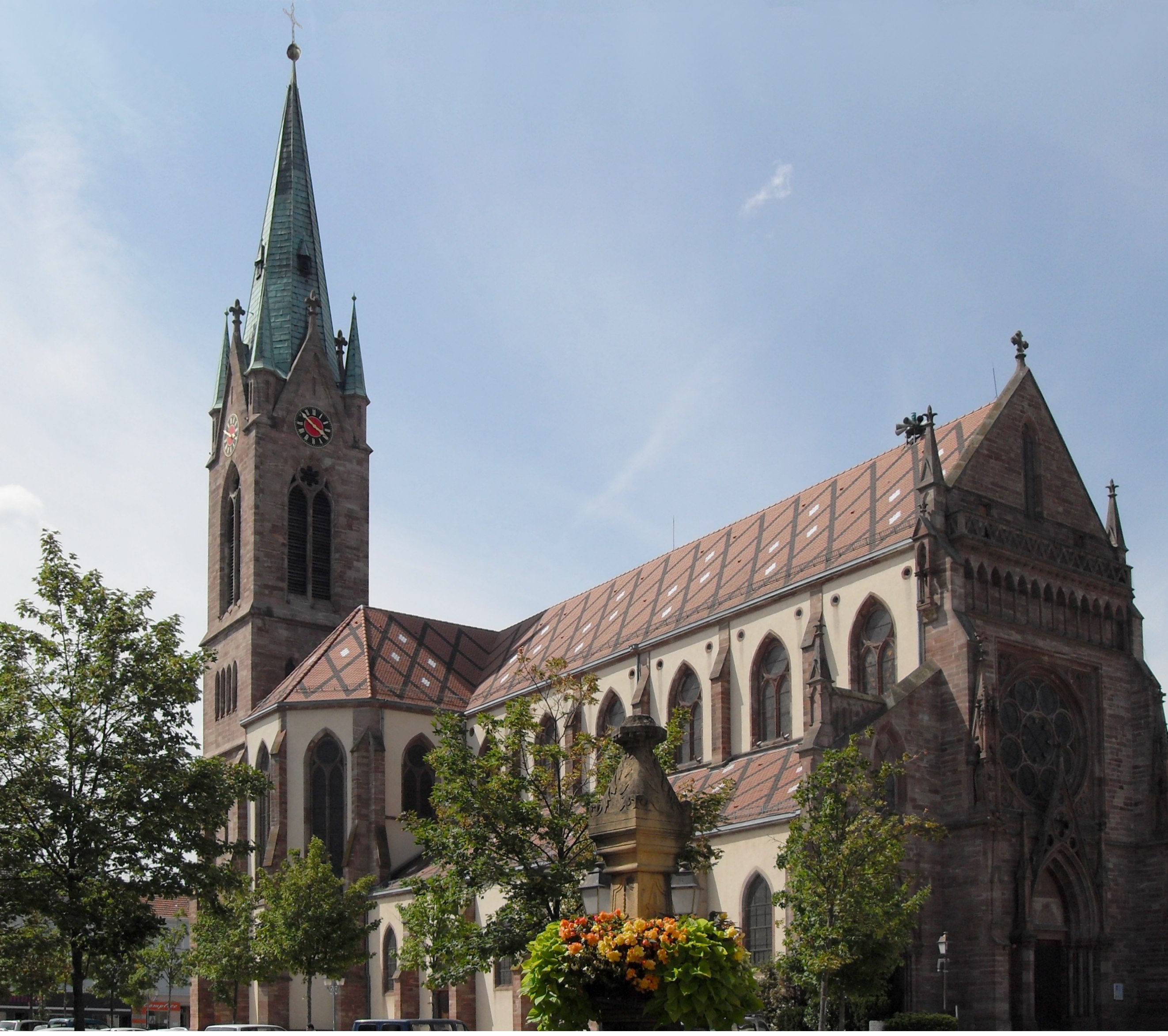 Сен ст. Церковь св. Этьена, Каен, Франция. Saint Etienne Church. Тьерд Винховен. Кернай.