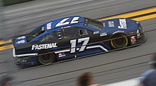 Chris Buescher in the No. 17 at Daytona in 2020. Chris buescher (50238009742).jpg