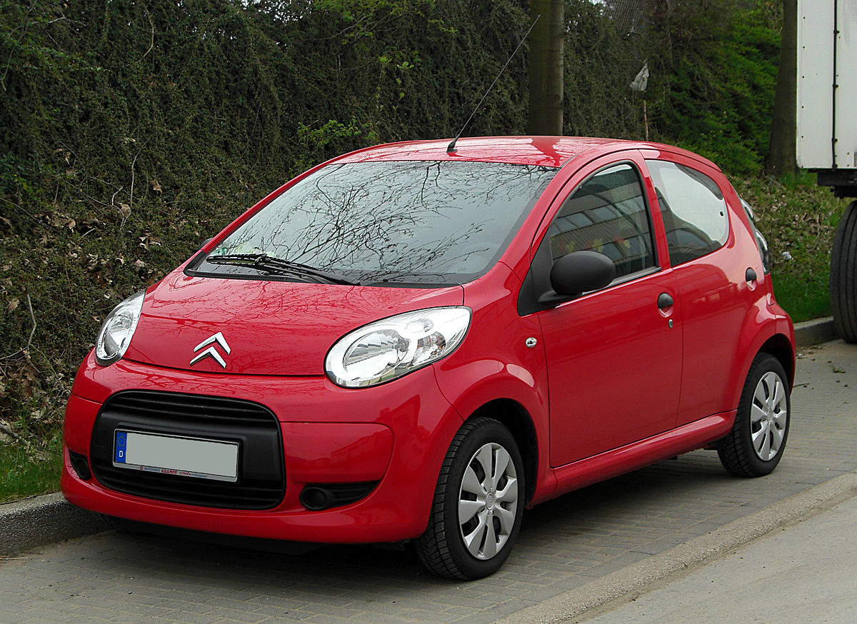 File:Citroën C1 1.0 (Facelift) – Frontansicht, 7. April 2011