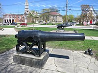 32-pounder (6.5") Dahlgren naval guns