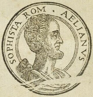 <span class="mw-page-title-main">Claudius Aelianus</span> Roman author and teacher (c.175–c.235)