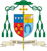 Coat of Arms of Ruperto Santos, Bishop of Balanga.svg