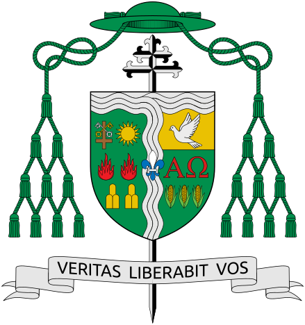 Coat of arms of Sergio Lasam Utleg as Archbishop of Tuguegarao.svg