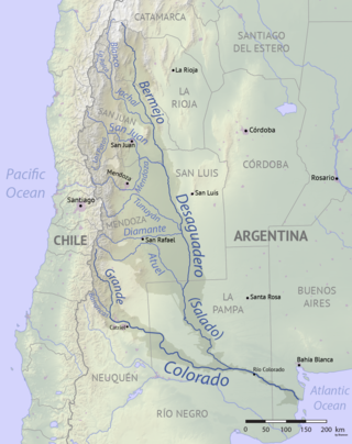 <span class="mw-page-title-main">Colorado River (Argentina)</span> River in Argentina