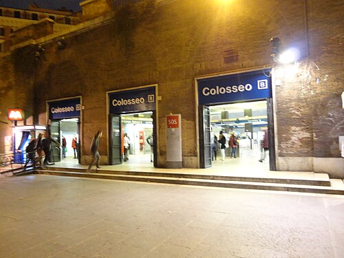 Colosseo Metro B Station