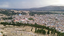 View of the provincial capital