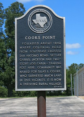 <span class="mw-page-title-main">Cooks Point, Texas</span> Unincorporated community in Texas, United States