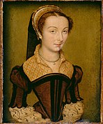シピエール卿夫人ルイーズ・ダルワン（1555年頃）