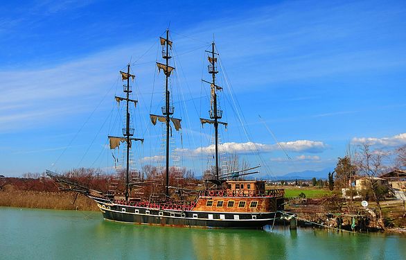 Cruise ship in Turkey