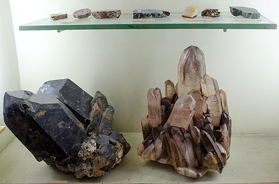 Crystals in the museum