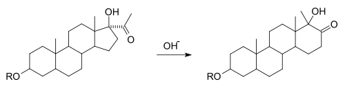 D-Homo Rearrangement of Steroids.svg