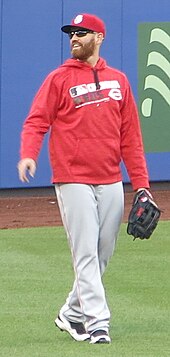 Straily with the Reds in 2016 Dan Straily on April 27, 2016.jpg