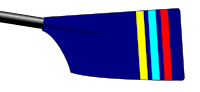 Image showing the rowing club's blade colours