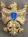 Distintivo Tradizionale della III Brigata Missili e della 3ª Brigata Missili "Aquileia" da apporre sulla pattina del taschino superiore sinistro dell'uniforme, per tutti i militari delle Unità dipendenti dalla Brigata ed anche se non più appartenenti alla Brigata