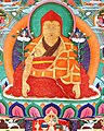 Dolpopa Sherab Gyaltsen with Snow Lions supporting his lotus throne detail, from- Dolpopa (cropped).jpg