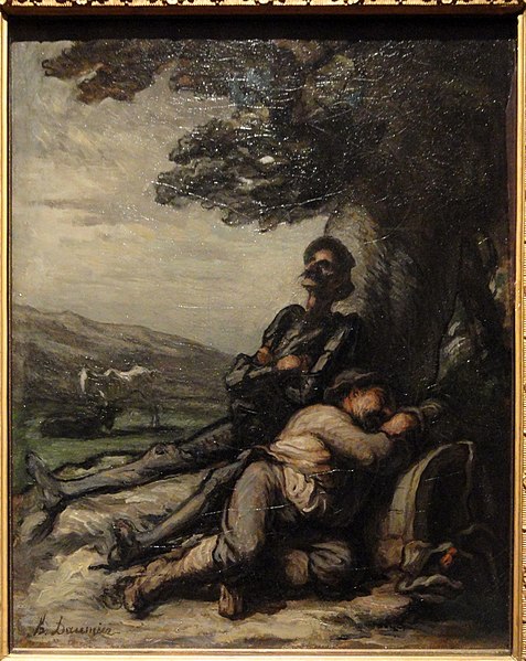 File:Don Quixote and Sancho Panza Resting beneath a Tree, by Honoré Daumier, 1865 - Ny Carlsberg Glyptotek - Copenhagen - DSC09411.JPG