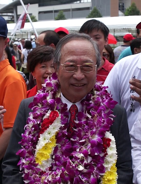 Tan Cheng Bock at the Nomination Centre.