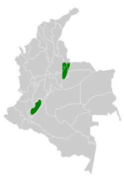 Distribución geográfica del tiluchí colilargo.