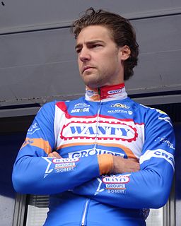 Laurens De Vreese Belgian road racing cyclist