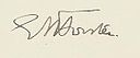 Edward Morgan Forster – podpis