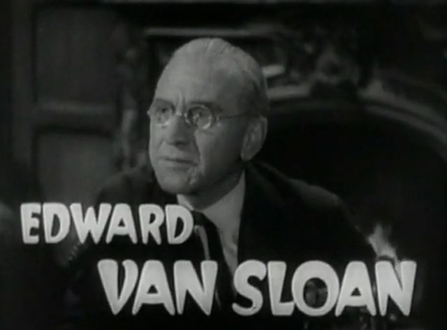 Van Sloan as Van Helsing in Dracula's Daughter (1936).