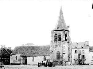 Glèisa de Saint-Rémy (nom francés) de Champs en 1889.