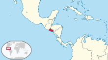 El Salvador in seiner Region.svg