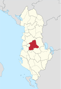 Elbasan District - Location