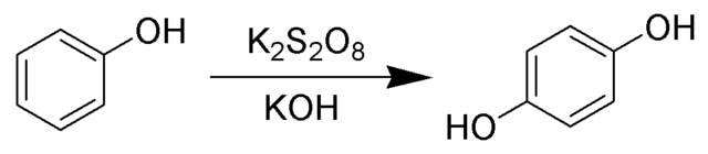 De elbs-persulfaatoxidatie