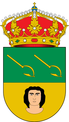 Coat of arms of Cabezarados Escudo de Cabezarados.svg