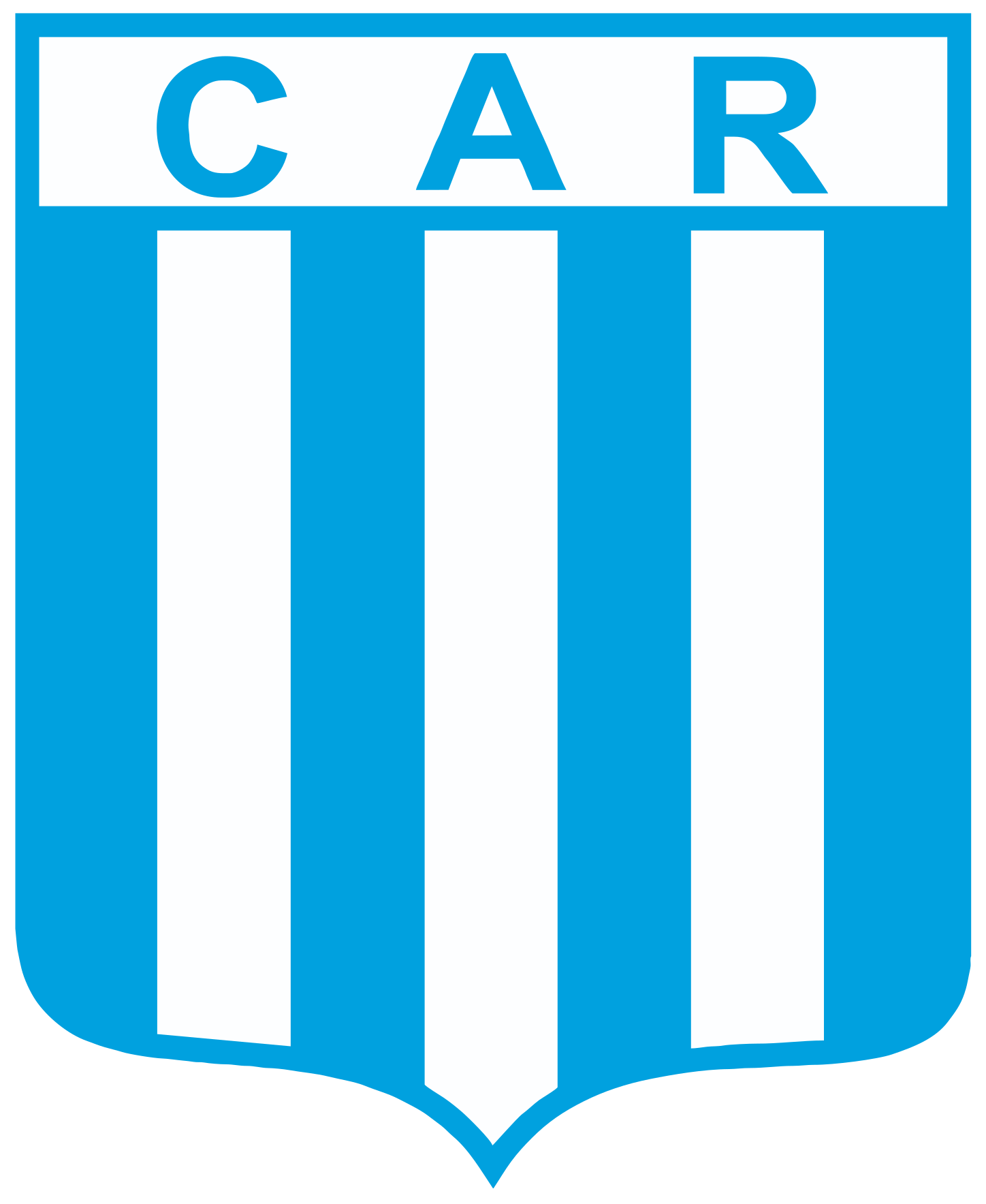 ESCUDOS DO MUNDO INTEIRO: RACING CLUB DA ARGENTINA APRESENTA NOVO ESCUDO