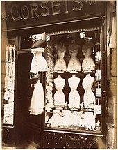 Eugene Atget, Boulevard de Strasbourg, Corsets, Paris, 1912 Eugene Atget, Boulevard de Strasbourg, Corsets, Paris, 1912.jpg