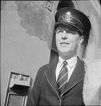 Brittisk brevbärare 1942.