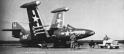 VF-831 F9F-2 on USS Antietam c.1951