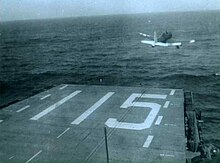 Eine FR-1 startet 1946 von der USS Bairoko