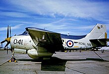 Gannet AEW.3 of 849 Squadron's 'B' Flight wearing the 'R' code of HMS Ark Royal in 1973 Fairey Gannet AEW.3 XL502 R.041GC 07.07.73 edited-3.jpg