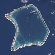 Fangataufa atoll, French Polynesia - satellite view