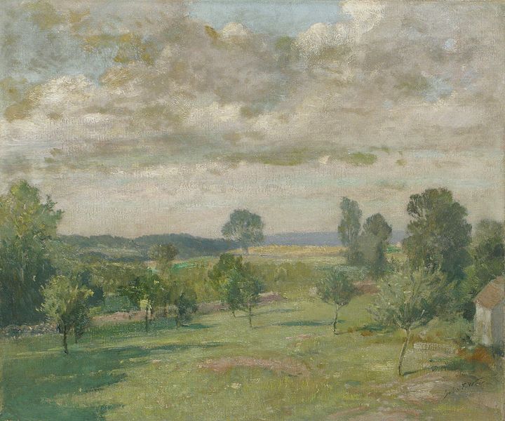 File:Farmyard at Branchville, Connecticut by John Ferguson Weir.jpg