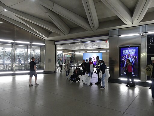 Farringdon station Elizabeth Line 26th May 2022 09