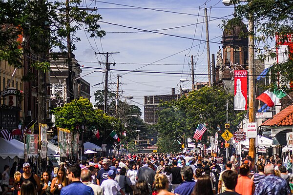 The annual highlight event of Little Italy in Cleveland is the Feast of the Assumption.